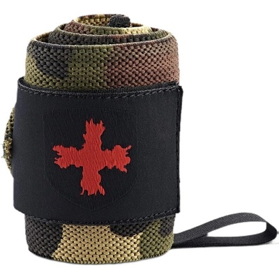 Harbinger Накитници с палец / Wristwraps / Red Line - Green Camo