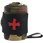 Harbinger Накитници с палец / Wristwraps / Red Line - Green Camo