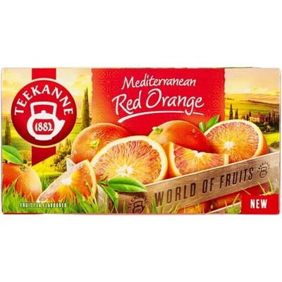 Teekanne world of fruits mediterranean red orange 40 g