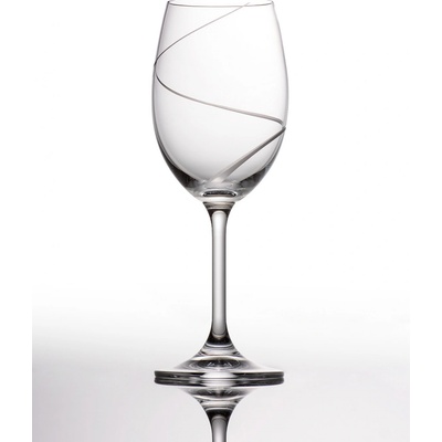 Bohemia Crystal Sklenice na víno dekor ATLANTIS 6 x 250 ml