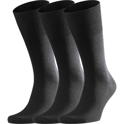 FALKE Къси чорапи 'Airport' черно, размер 39-40
