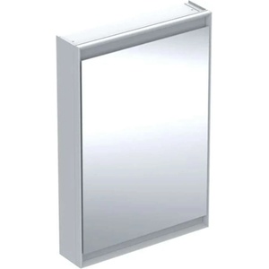 Geberit ONE - Огледален шкаф с LED осветление, 60x90x15 см, панти отдясно, бял 505.811. 00.2 (505.811.00.2)