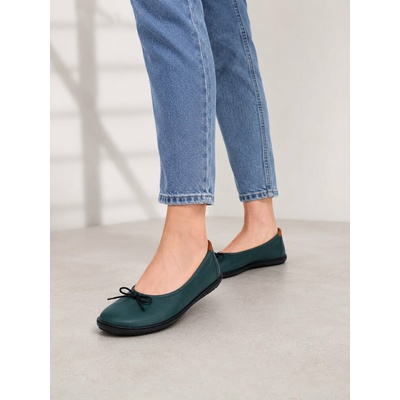 Dámské minimalistické barefoot baleríny zelená