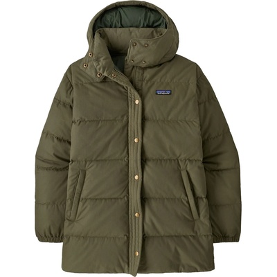 Patagonia Дамско палто Patagonia Women's Cotton Down Parka Coat - Basin Green - размер L (102-4163-0414)