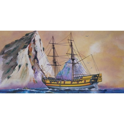 Směr slepovací model Falcon Pirátská loď černá 1:120