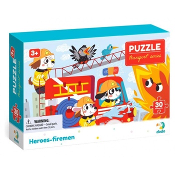 dodo Пъзел Dodo Workplaces Firefighter Heroes от 30 части, 3+ години (DOP300372) (DOP300372)