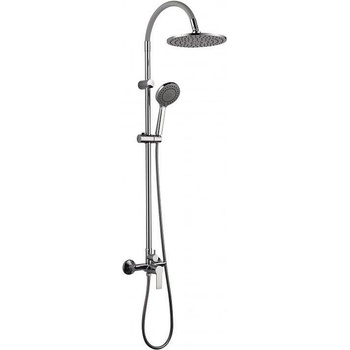 Inter Ceramic Душ система със смесител, пита, слушалка и шлаух ICT 6544GRAY, Inter Ceramic (6544GRAY)