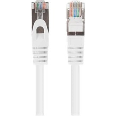 Кабел Lanberg patch cord CAT. 6 FTP 0.25m fluke passed (10-pack), white (PCF6-20CC-0025-W)