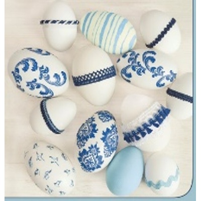 Daisy ubrousky velikonoční 3V 33x33 cm 20 ks Blue Style Easter Eggs
