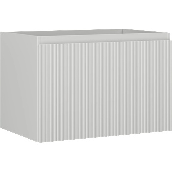 Mexen Rivel баня шкаф за мивка 70 см, 1 чекмедже, гофриран, сив мат - 91A20-07047-1-BF62 (91A20-07047-1-BF62)