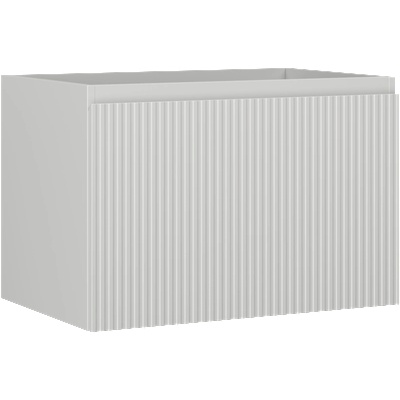 Mexen Rivel баня шкаф за мивка 70 см, 1 чекмедже, гофриран, сив мат - 91A20-07047-1-BF62 (91A20-07047-1-BF62)