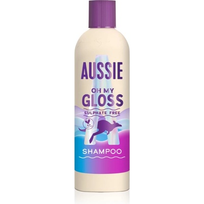 Aussie Oh My Gloss Shampoo шампоан за блясък и мекота на косата 300ml