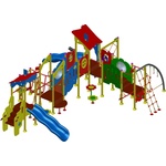 Playfactory КОМБИНИРАНО ДЕТСКО СЪОРЪЖЕНИЕ ps0054