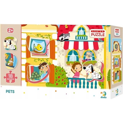 Dodo Toys z s 18 mazlíčky 18 dílků