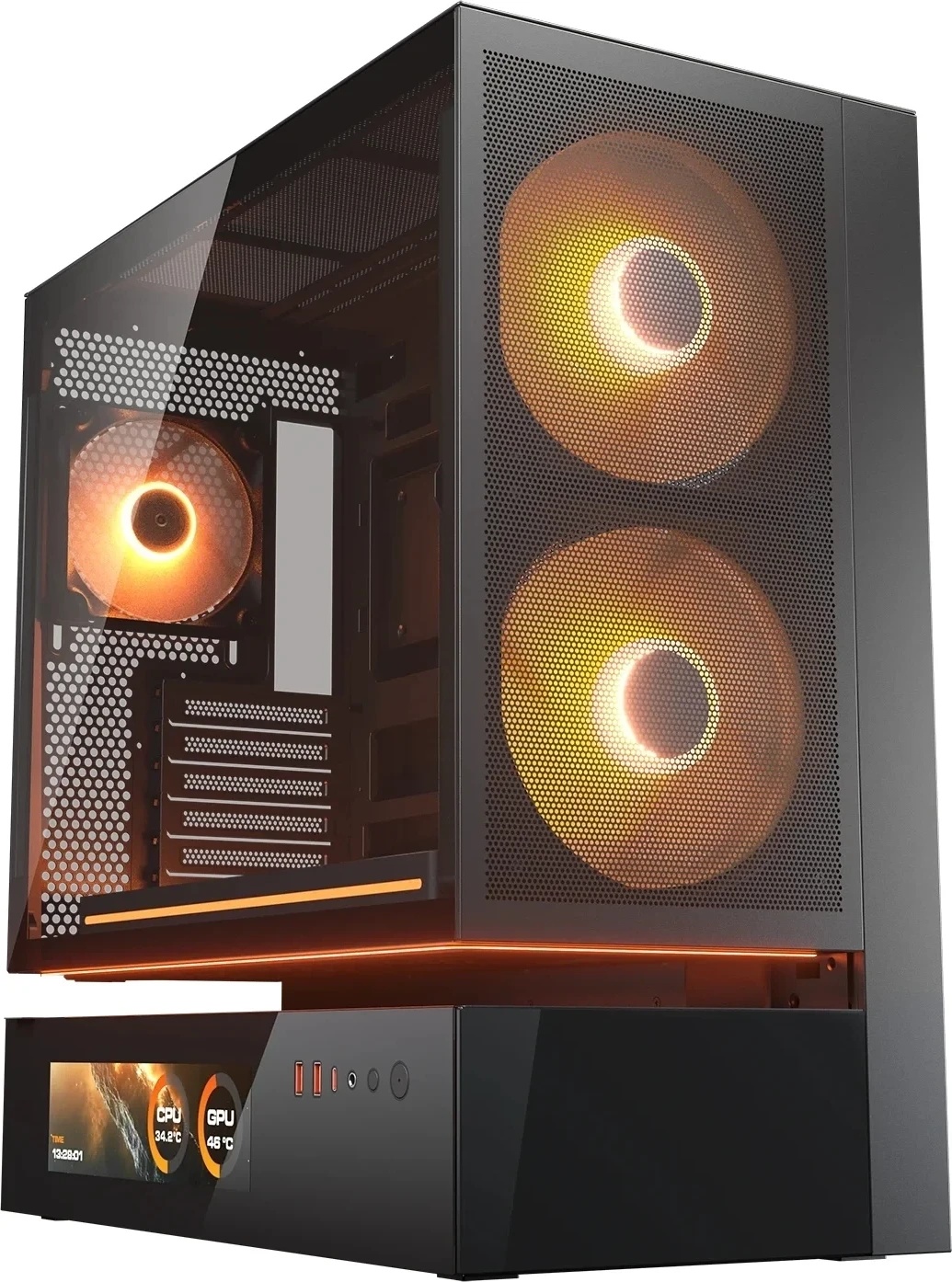 COUGAR CFV235 Mesh Vision black (CGR-2DA4B-MV) Кутии за PC COUGAR