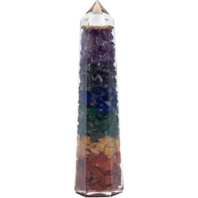 Milujeme Kameny Orgonit - obelisk - 7 čaker