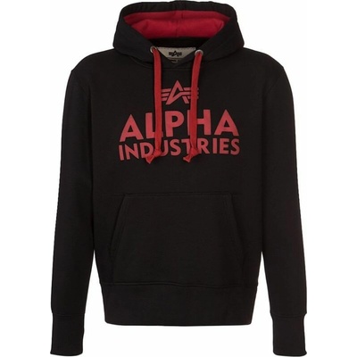 Alpha Industries mikina Foam Print Hoody černá
