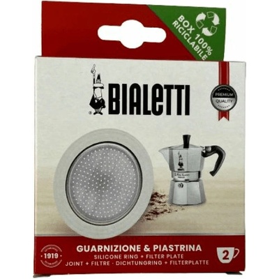 Bialetti Moka Express 2, Moka Induction 2 těsnění a filtr – Zboží Mobilmania