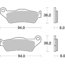 Brzdové destičky DP Brakes zadní KTM 1290 Super Adventure rok 15-20