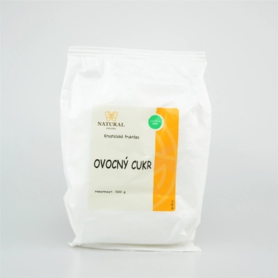 NATURAL JIHLAVA Cukr ovocný fruktóza Natural 500 g