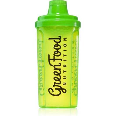 GreenFood Nutrition Shaker sportovní šejkr Transparent Green 1 ks