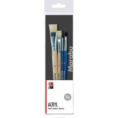 Marabu Sada štětců Acryl 4 ks