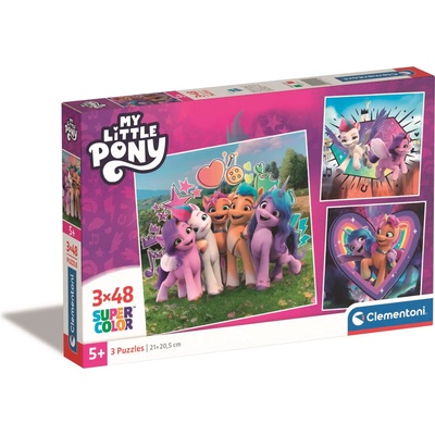 Clementoni - Puzzle 3x48 My Little Pony - 40 - 99 piese