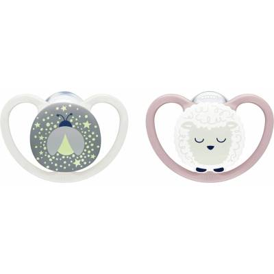 Nuk Dudlík Perfect Match Air Night firefly/sheep 2ks box – Sleviste.cz