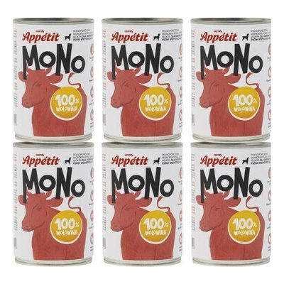 Comfy Appetit Mono Adult Monoprotein Beef 6 x 400 g