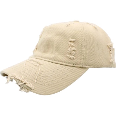 Fiebig Headwear since 1903 Světle béžová z bavlny Baseball Cap Vintage