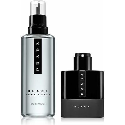 Prada Luna Rossa Black Refill Set EDP 50 ml + Prada Luna Rossa Black EDP náhradná náplň 150 ml
