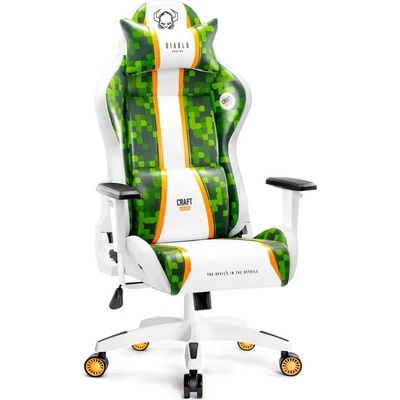 Diablo Chairs X-One 2.0 Normal: Craft Edition bílo-zelené