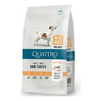 Quatro adult mini - Пълноценна храна за израснали кучета над 12 месеца от ДРЕБНИ породи с ЕКСТРА птиче месо - 7 кг