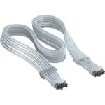 Corsair Кабел за видеокарта Corsair ThermalProtect Universal PCIe 5.1 600W 12V-2x6 - Бял (CP-8920473)