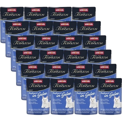 Vom Feinsten Raffinesse kura s lososom v želé 24 x 85 g