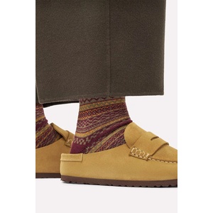 Birkenstock чехли сабо от велур Naples Wrapped Suede Leather