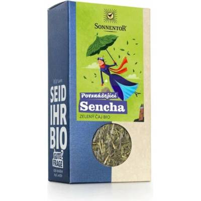 Sonnentor Povznášející Sencha bio zelený čaj 70 g sypaný balení 6 ks