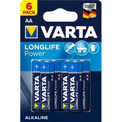 VARTA Longlife AA 6 ks BAVA 4106 6PACK