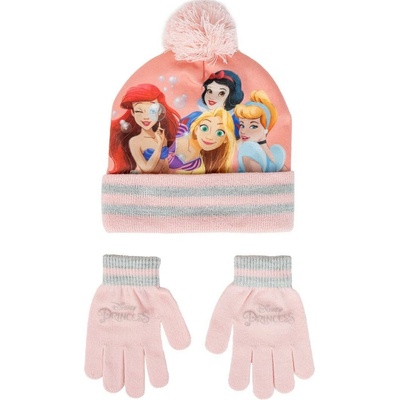 Cerdá Sada čepice a rukavice Disney Princess