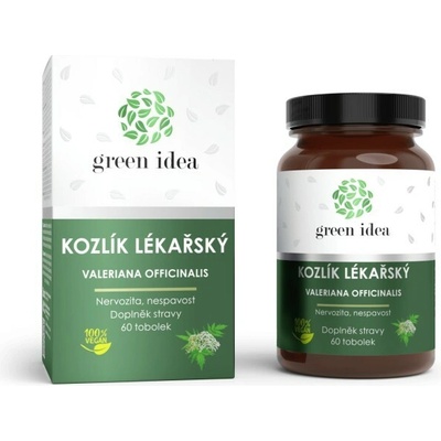 Green idea Kozlík lekársky bylinný extrakt Nervozita a nespavosť 60 kapsúl