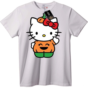 NOONEBRAND Тениска Hello Kitty Тиква - XL, White