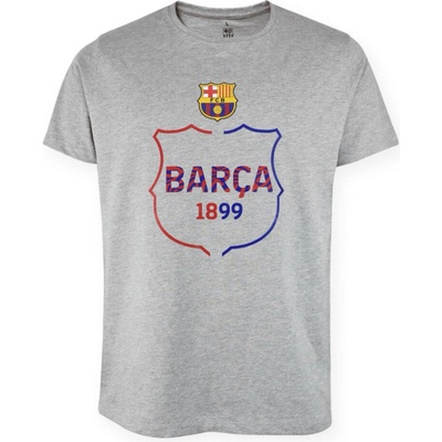 FC Barcelona tričko Crest sivé