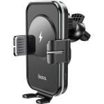 hoco. Стойка за кола с безжично зареждане Hoco CA80 Buddy smart wireless - Черна