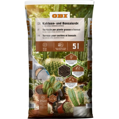 OBI Living Garden Substrát pro kaktusy a bonsaje 5 l