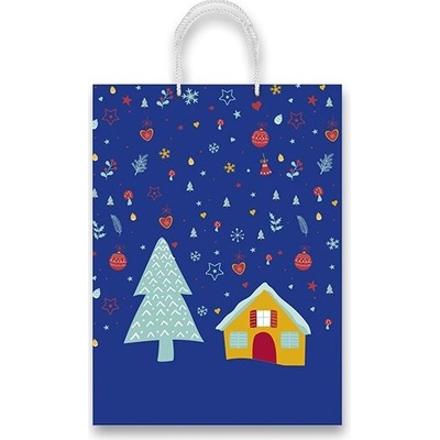 Sadoch Christmas Snowfall - dárková taška - 200 x 100 x 250 mm