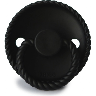 Frigg dudlík Rope silikon Jet Black