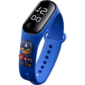 NUBI Детски часовник NUBKI MI Band 10 Comics, Captain America (M10-COMICS-CAPTAIN-AMERICA)