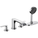Hansgrohe Vivenis - Смесител за борд на вана, за четириотворен монтаж, sBox, хром 75444000 (75444000)