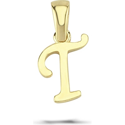 Lillian Vassago Zlatý přívěsek písmeno T LLV03 GP002 T Žlutá