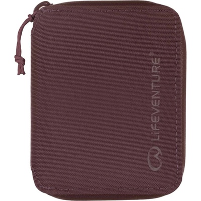 Lifeventure RFiD Bi Fold Wallet Plum